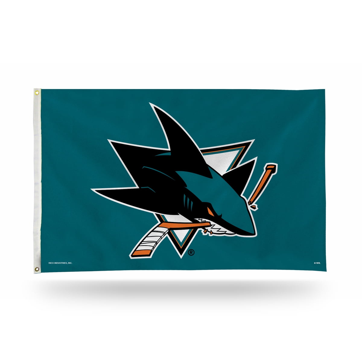 San Jose Hockey Sharks Hockey Indoor / Outdoor 3x5 Banner Flag
