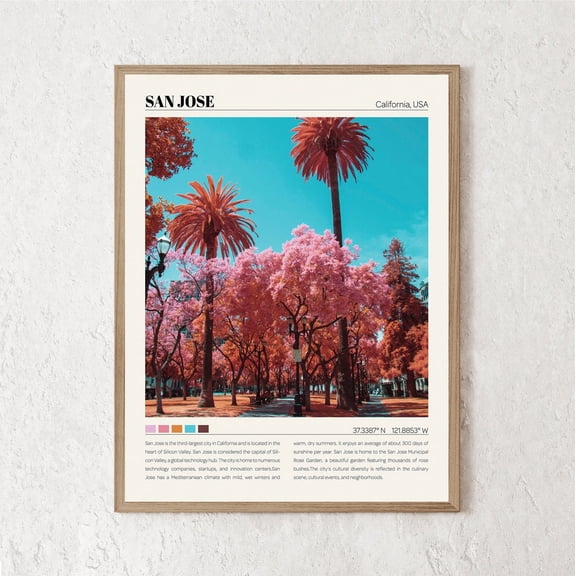 San Jose Print San Jose Wall Art San Jose San Jose Photo San Jose San Jose Wall Decor San Jose Travel Gift