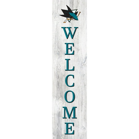 San Jose Sharks 48'' Welcome Leaner