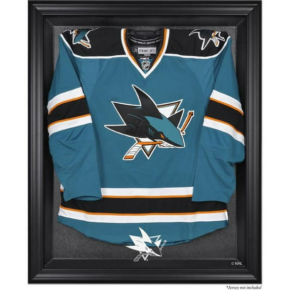 San Jose Sharks Black Framed Logo Jersey Display Case