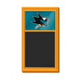 thumbnail image 1 of San Jose Sharks 31'' x 17.5'' Chalk Note Board, 1 of 4
