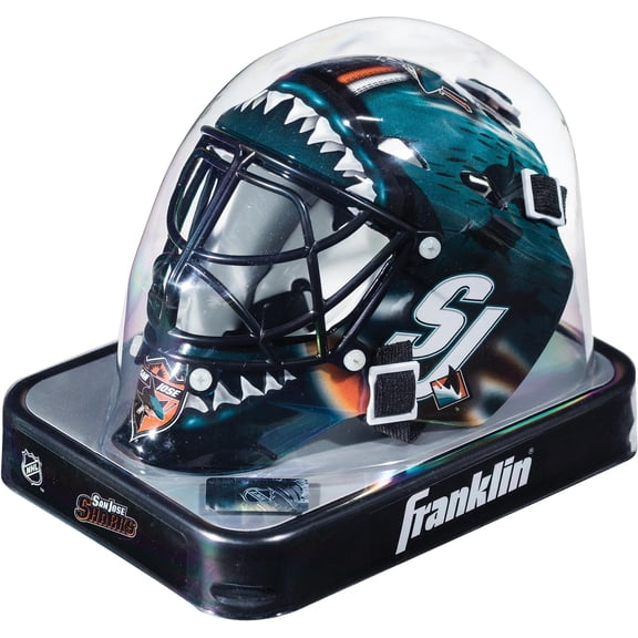 San Jose Sharks Unsigned Franklin Sports Replica Mini Goalie Mask