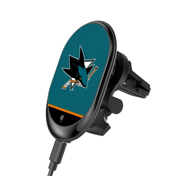 San Jose Sharks Wireless Magnetic Car Charger