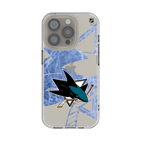 San Jose Sharks iPhone Clear Ice Case