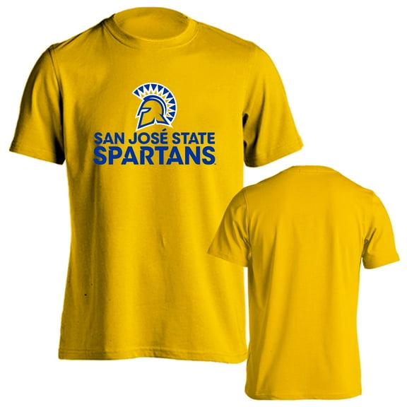 San Jose State University Spartans Classic Arch with Mascot Short Sleeve T-Shirt
