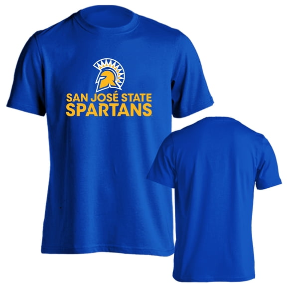 San Jose State University Spartans Classic Arch with Mascot Short Sleeve T-Shirt