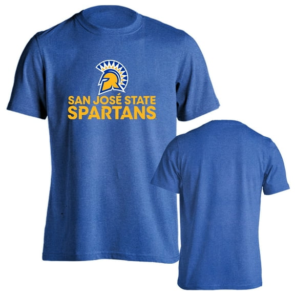 San Jose State University Spartans Classic Arch with Mascot Short Sleeve T-Shirt