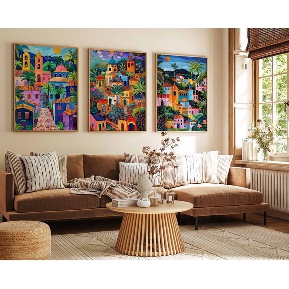 San Jose Travel Prints Costa Rica Posters Costa Rica Travel Prints South American Art Tropical Art Botanical Decor San Jose Set 3