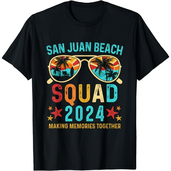 San Juan Beach Vacation 2024 Squad Family Matching Group T-Shirt