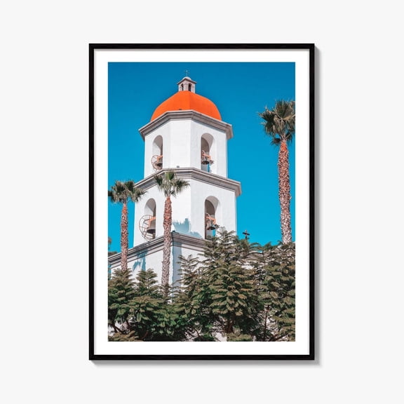 San Juan Capistrano Fine Art Photo Print Mission Basilica Ruins Orange County California, Unframed Paper Print