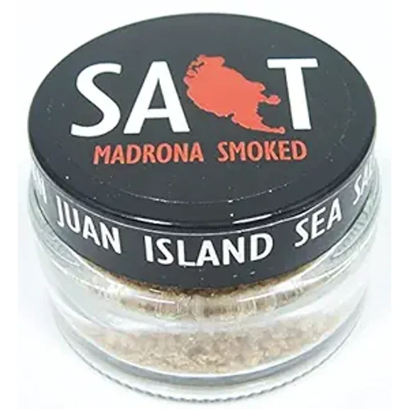 San Juan Island Gourmet Sea Salt Madrona Smoked 1oz Jar