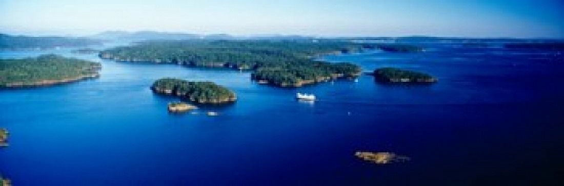 San Juan Islands Washington State Canvas Art - Panoramic Images (37 x 12)