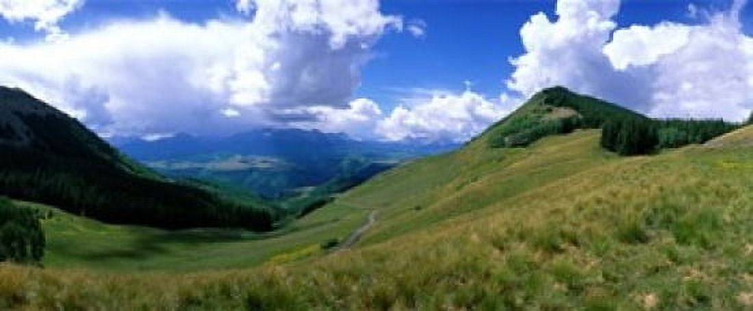 San Juan Mountains CO Canvas Art - Panoramic Images (29 x 12)