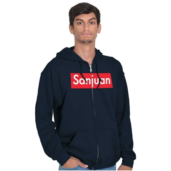 San Juan Puerto Rico Boricua Pride Unisex Fleece Graphic Zip Up Hoodie Brisco Brands 2X