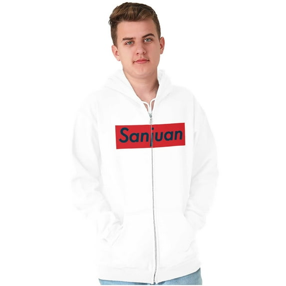 San Juan Puerto Rico Boricua Pride Unisex Fleece Graphic Zip Up Hoodie Brisco Brands 4X