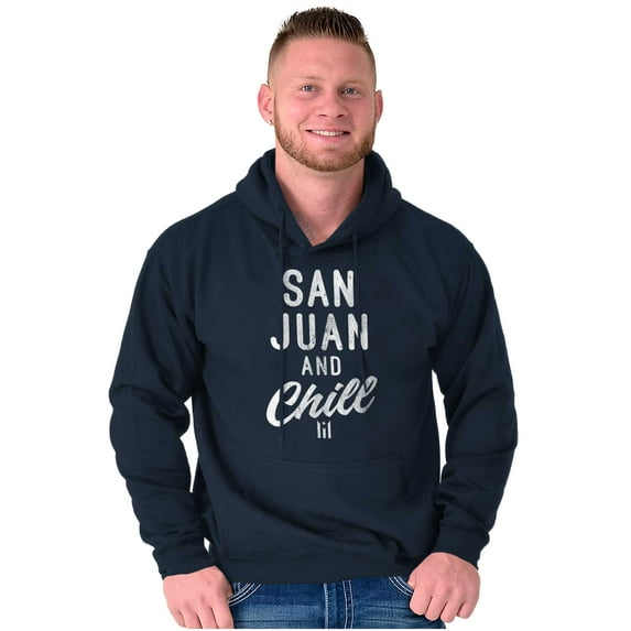 San Juan Puerto Rico Chill Vintage Hoodie Sweatshirt Women Men Brisco Brands M
