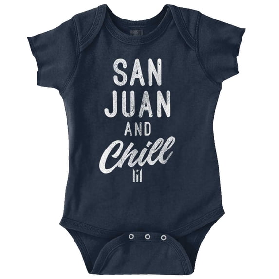 San Juan Puerto Rico Chill Vintage Romper Boys or Girls Infant Baby Brisco Brands 24M