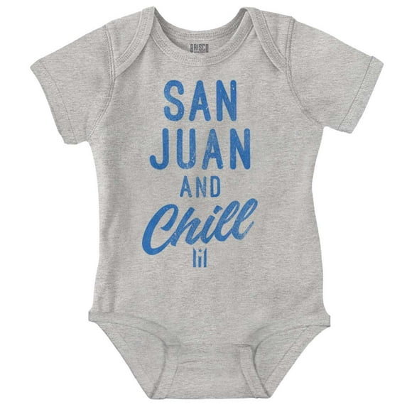 San Juan Puerto Rico Chill Vintage Romper Boys or Girls Infant Baby Brisco Brands NB