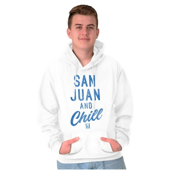 San Juan Puerto Rico Chill Vintage Unisex Plus Fleece Graphic Hoodie Brisco Brands 2X