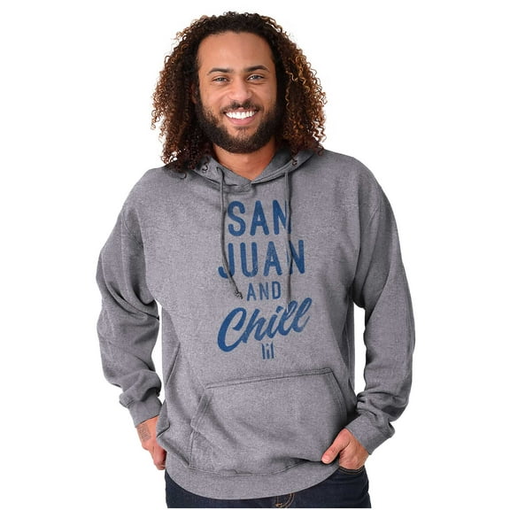 San Juan Puerto Rico Chill Vintage Unisex Plus Fleece Graphic Hoodie Brisco Brands 3X