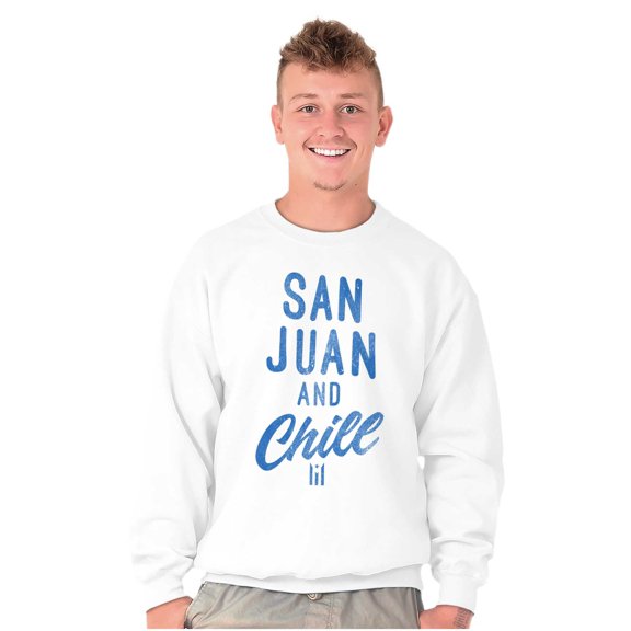 San Juan Puerto Rico Chill Vintage Unisex Plus Fleece Graphic Sweatshirt Brisco Brands 2X