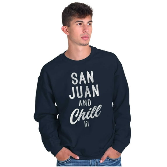 San Juan Puerto Rico Chill Vintage Unisex Plus Fleece Graphic Sweatshirt Brisco Brands 5X