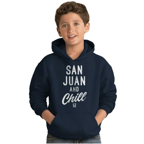 San Juan Puerto Rico Chill Vintage Youth Hoodie Boy Girl Teen Brisco Brands S