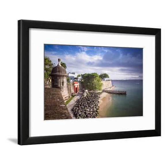 San Juan, Puerto Rico Coast, Framed Art Print Wall Art by SeanPavonePhoto Sold by Art.Com