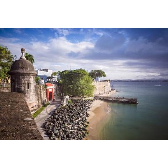San Juan, Puerto Rico Coast, Unframed Photographic Print Wall Art by SeanPavonePhoto Sold by Art.Com