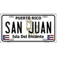 thumbnail image 1 of San Juan Puerto Rico Metal License Plate Style Sign, 1 of 2