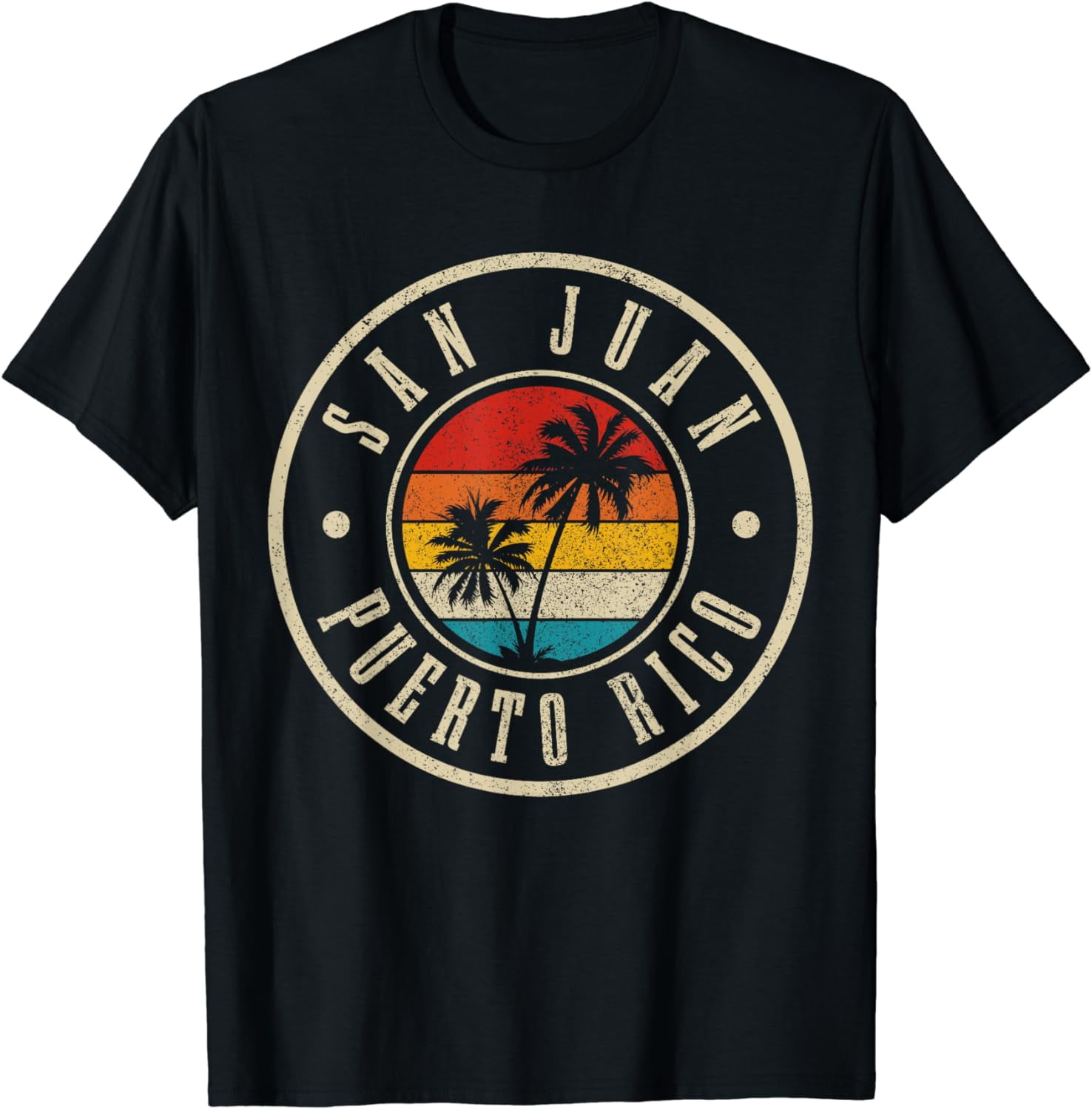 San Juan Puerto Rico Vintage Pride Boricua Puerto Rican T-Shirt