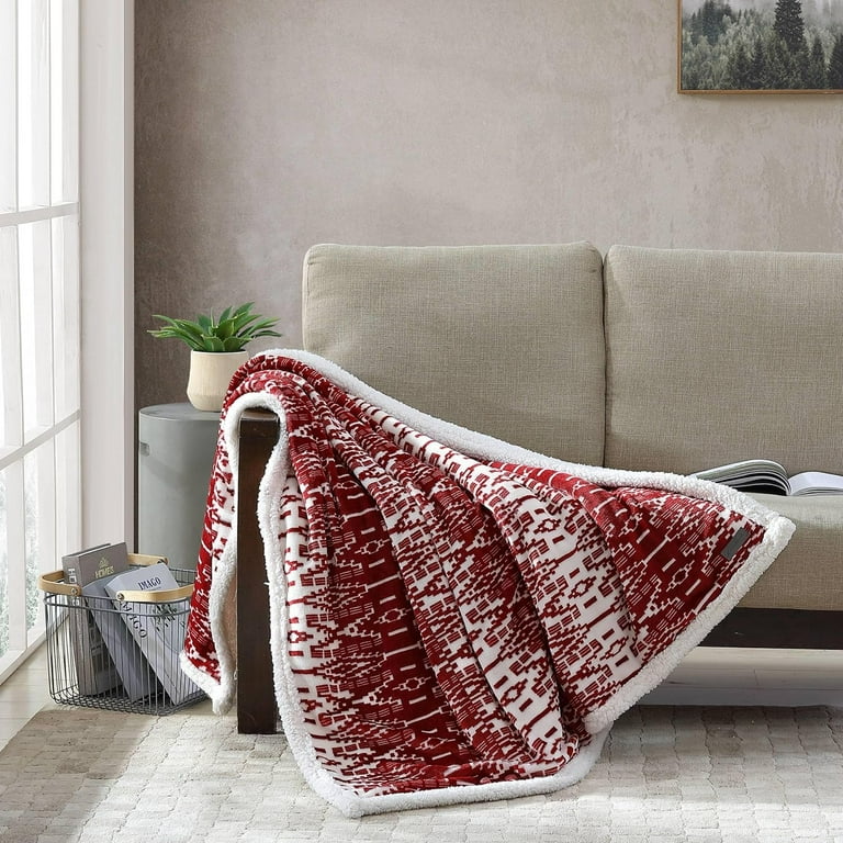 San Juan Sherpa Plush Throw by Eddie Bauer Walmart