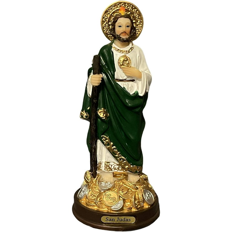 San Judas Tadeo 7 Inch Saint Jude Tadeo Religious Statue Money Saint 