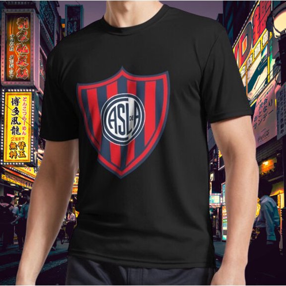 San Lorenzo de Almagro Active Logo T-Shirt Funny Size S to 5XL