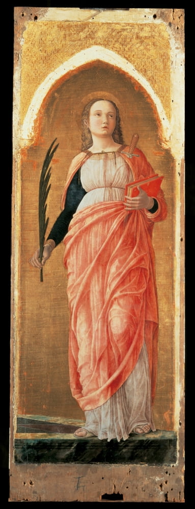 San Luca Altarpiece Canvas Art - (18 x 24)