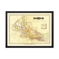 thumbnail image 1 of San Luis Potosi Mexico Mexico Art, 1886 Vintage Map of San Luis Potosi Mexico Mexico History Wall Decor Gift, Old San Luis Potosi Mexico Map - 36" x 24" Black Framed Print, 1 of 4