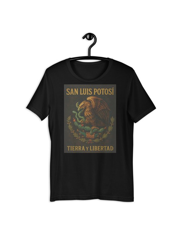 San Luis Potosi Tierra Libertad Eagle Snake Vintage Mexican Tee
