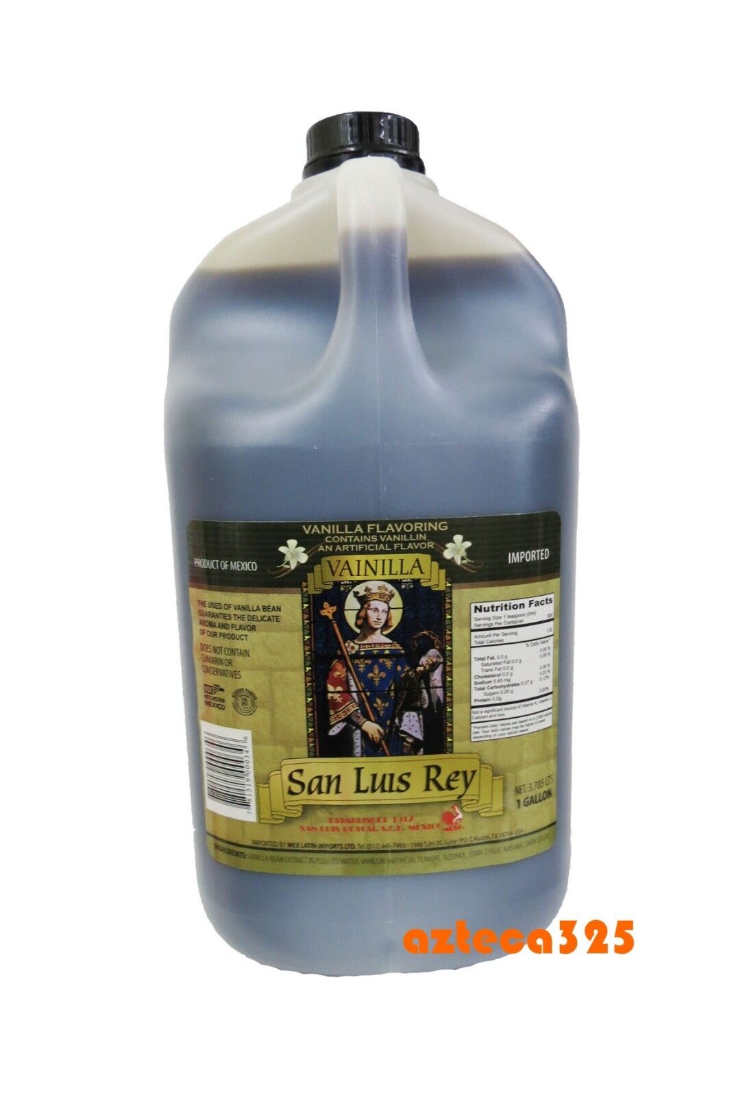 San Luis Rey 1 Gallon Pure Mexican Vanilla Vainilla Extract From Mexico
