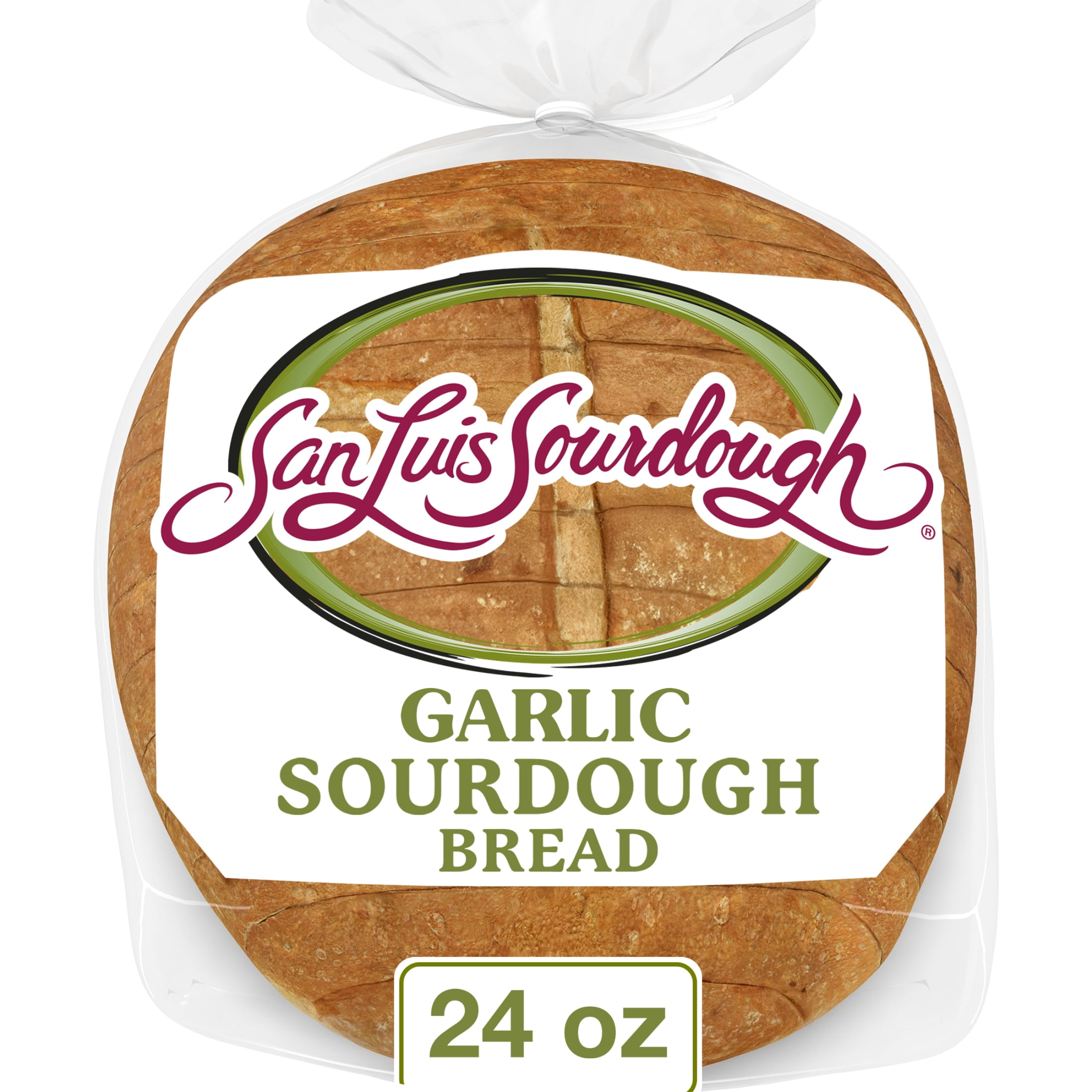 San Luis Sourdough Garlic Bread, 24 oz, Sourdough Bread, Bag