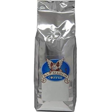 San Marco Coffee Decaffeinated Flavored Whole Bean Coffee, Sugar Plum Berry, 1 Pound