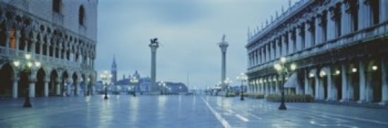 San Marco Square Veneto Venice Italy Canvas Art - Panoramic Images (36 x 12)
