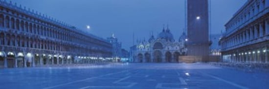 San Marco Square Venice Italy Canvas Art - Panoramic Images (36 x 12)