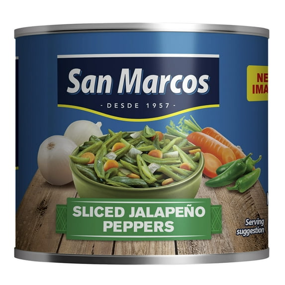 San Marcos Sliced Jalapeño Peppers, 11 oz Shelf Stable