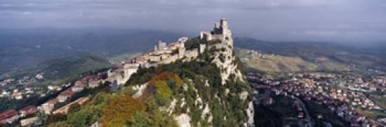 San Marino Canvas Art - Panoramic Images (36 x 12)