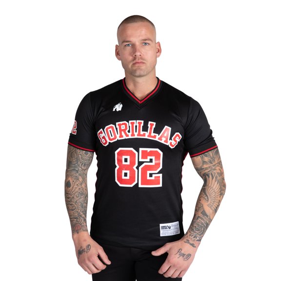 San Mateo T-shirt - Black/Red