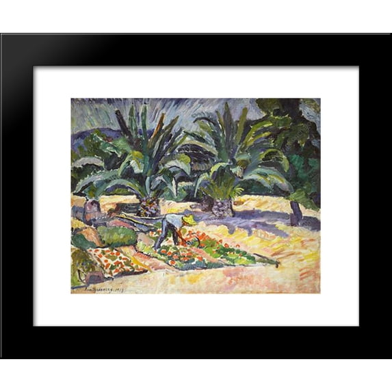 San - Maxim. Palma. 20x24 Framed Art Print by Pyotr Konchalovsky