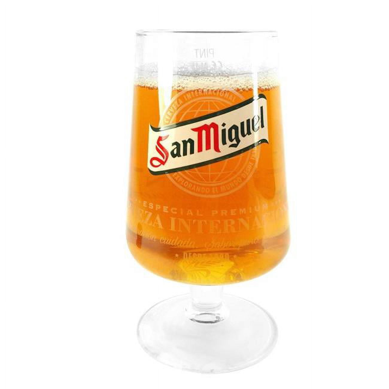San Miguel Barware CE 20 oz Original Pint & Chalice Glass Glasses