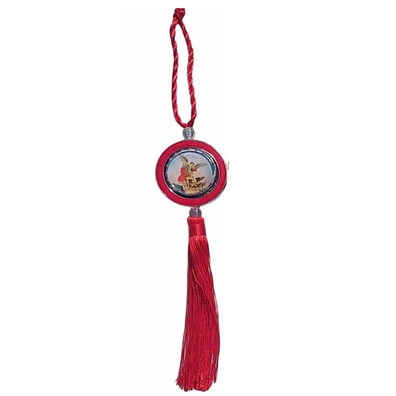 San Miguel Saint Michael Colgante Religioso para el Espejo Retrovisor Rear View Mirror Hanger