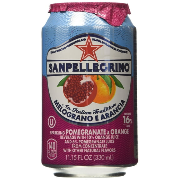 San Pellegrino Melograno E Arancia (Pomegranate & Orange) 11.15 Fl Oz 12 Pack