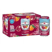 San Pellegrino Pomegranate & Orange 6 pack, 11.15 oz CANS